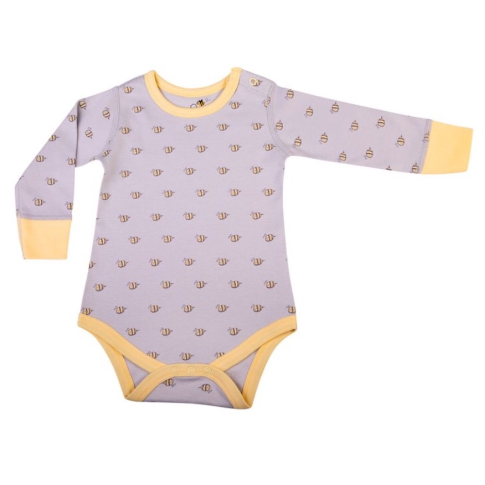 BRAND NEW Long Sleeve Bodysuit -Bee Pattern